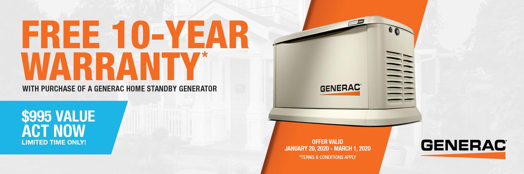Homestandby Generator Deal | Warranty Offer | Generac Dealer | Lombard, IL